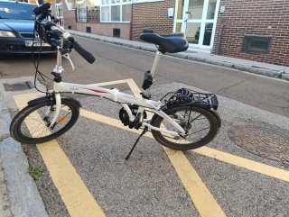 Bicicleta plegable Coluer adulto