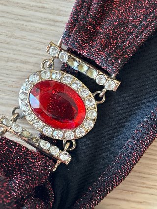 Bikini bordeaux con Diamanti | Taglia L | Siberica