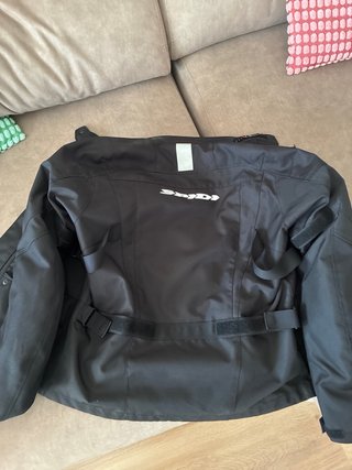Chaqueta de moto negra