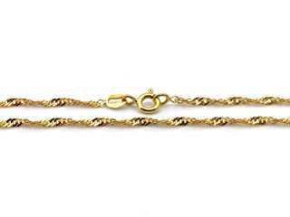 E1814824-24    Cadena Oro 18k 22cm