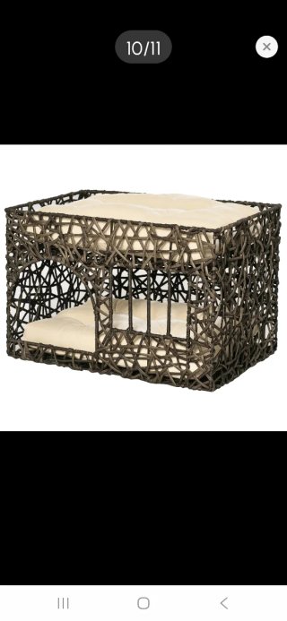 Cesta ratán para gatos/perros
