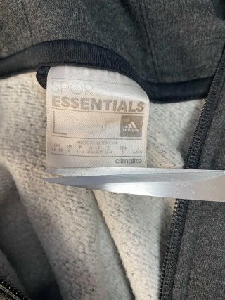 Sudadera Adidas con capucha Talla L Gris