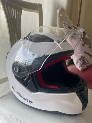 Casco Moto LS2 Blanco Integral