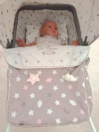 Carro Muñecas Reborn Silla Paseo Paraguas