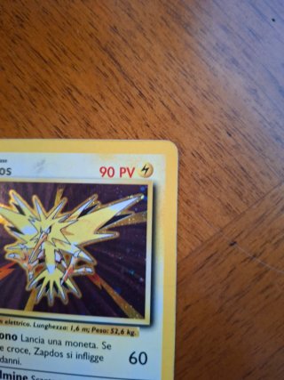 Zapdos 16/102 Base Set 2000 Carta Pokemon