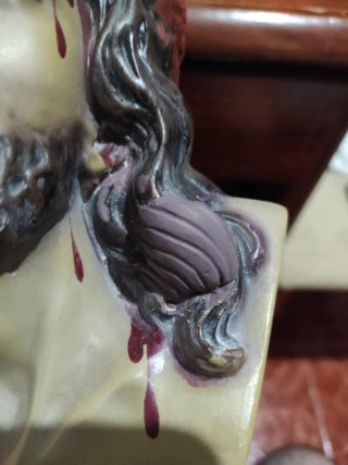Busto Cristo de Limpias Escultura