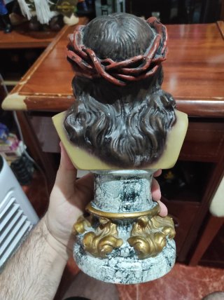 Busto Cristo de Limpias Escultura