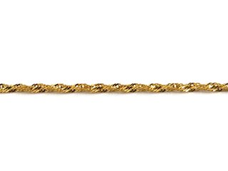 E1814824-25    Cadena Oro 18k 22cm