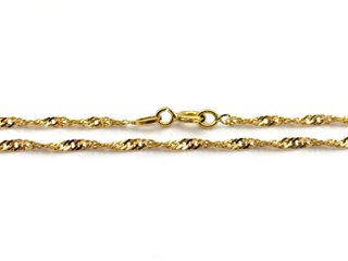 E1814824-25    Cadena Oro 18k 22cm