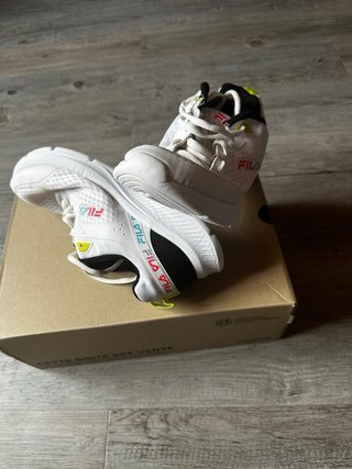 Zapatillas Fila blancas multicolor (Talla 39)