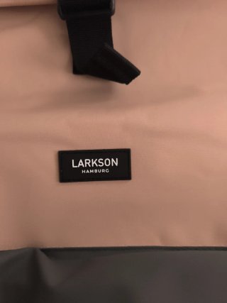 Mochila Larkson Hamburg Rosa y Gris
