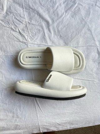 Sandalias C/MORAN blancas talla 39