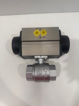 Válvula Bola Neumática RS Pro DN40 PN30