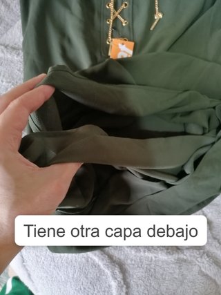 Vestido con cadena dorada S/M + regalo
