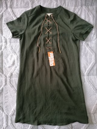 Vestido con cadena dorada S/M + regalo