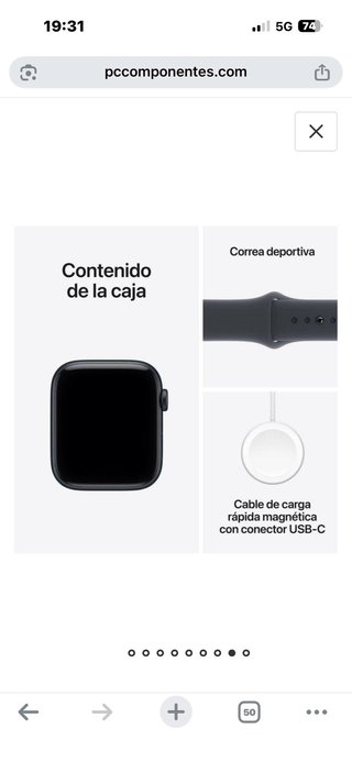 Apple Watch SE 3 44 mm Azul Negro