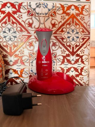 Batidora Bosch Mixxo Roja Inalámbrica