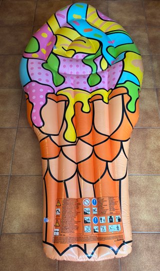 Materassino gonfiabile a forma di gelato