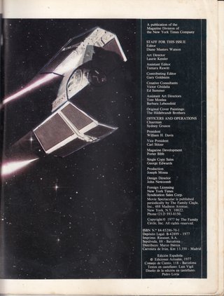 Revista La Guerra De Las Galaxias Star Wars 1977