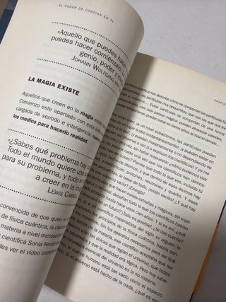 El poder de confiar en ti : aprende a tener fe ...