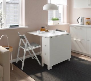 Mesa plegable NORDEN Ikea blanca