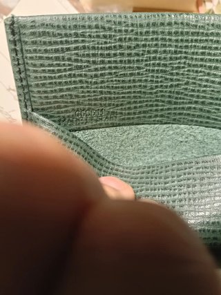 Tarjetero Loewe Verde 10x7cm