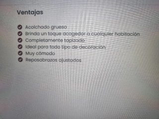 Sofá 2 plazas VOGAR tela beige claro