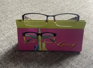 Gafas Graduadas Kaos Medio Aro Rojo Burdeos 52