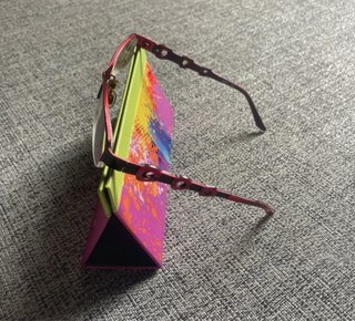 Gafas Graduadas Kaos Medio Aro Rojo Burdeos 52