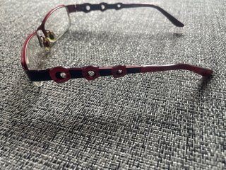 Gafas Graduadas Kaos Medio Aro Rojo Burdeos 52