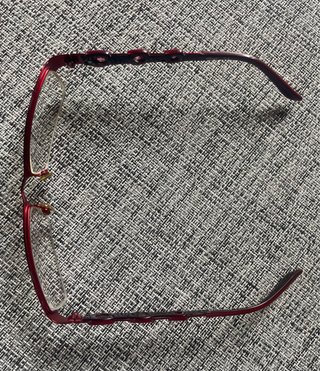 Gafas Graduadas Kaos Medio Aro Rojo Burdeos 52
