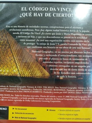 DVD El código Da Vinci Documental