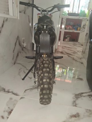 Moto Eléctrica Enduro/Motocross Azul y Blanca