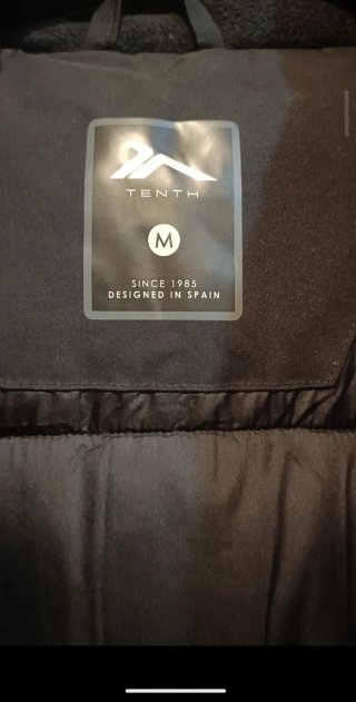 Chaqueta Invierno Hombre Tenth Talla M Negra