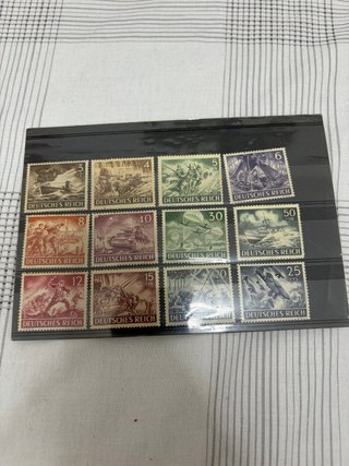 Lote Sellos Deutsches Reich Guerra