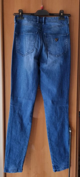 Guess Jeans Blu Strappati Vita Alta
