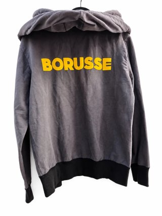 Chaqueta BVB Gris con Cremallera y capucha