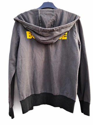 Chaqueta BVB Gris con Cremallera y capucha
