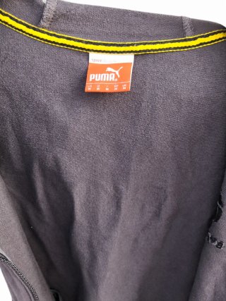 Chaqueta BVB Gris con Cremallera y capucha