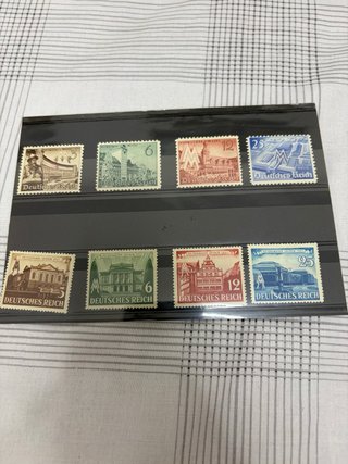 Lote 8 Sellos Deutsche Reich 1943