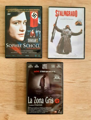 Películas en DVD. Desde 1,50€ cada una.