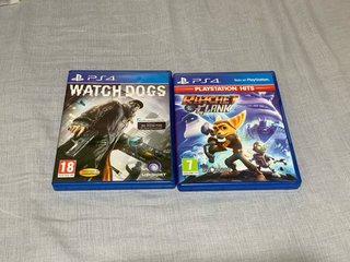 PS4 Watch Dogs y Ratchet & Clank