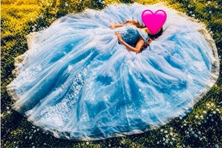 Vestido de Quinceañera 36/38 al llevar corset