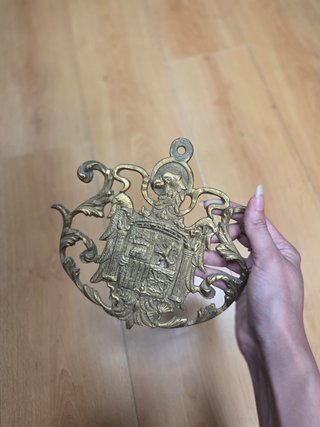 Lote 2 Escudos Bronce España Antiguos