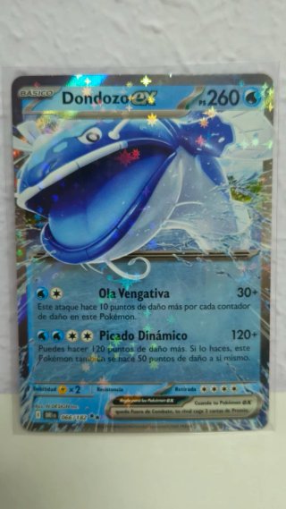 Carta Pokémon Dondozo EX 066/182