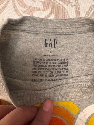 Lote 2 camisetas GAP 8/9 y 12/13 años