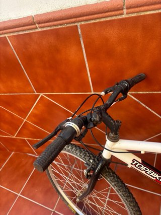 Bicicleta Montaña Topbike Roja y Blanca