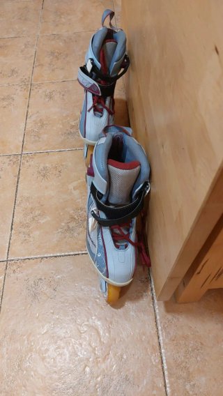 Patines en línea y protecciones