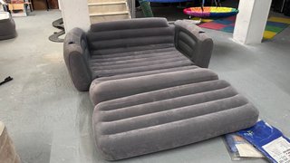 Sofá Cama Hinchable Camping Gris