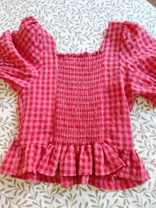 Camisa cuadros rosa y fucsia